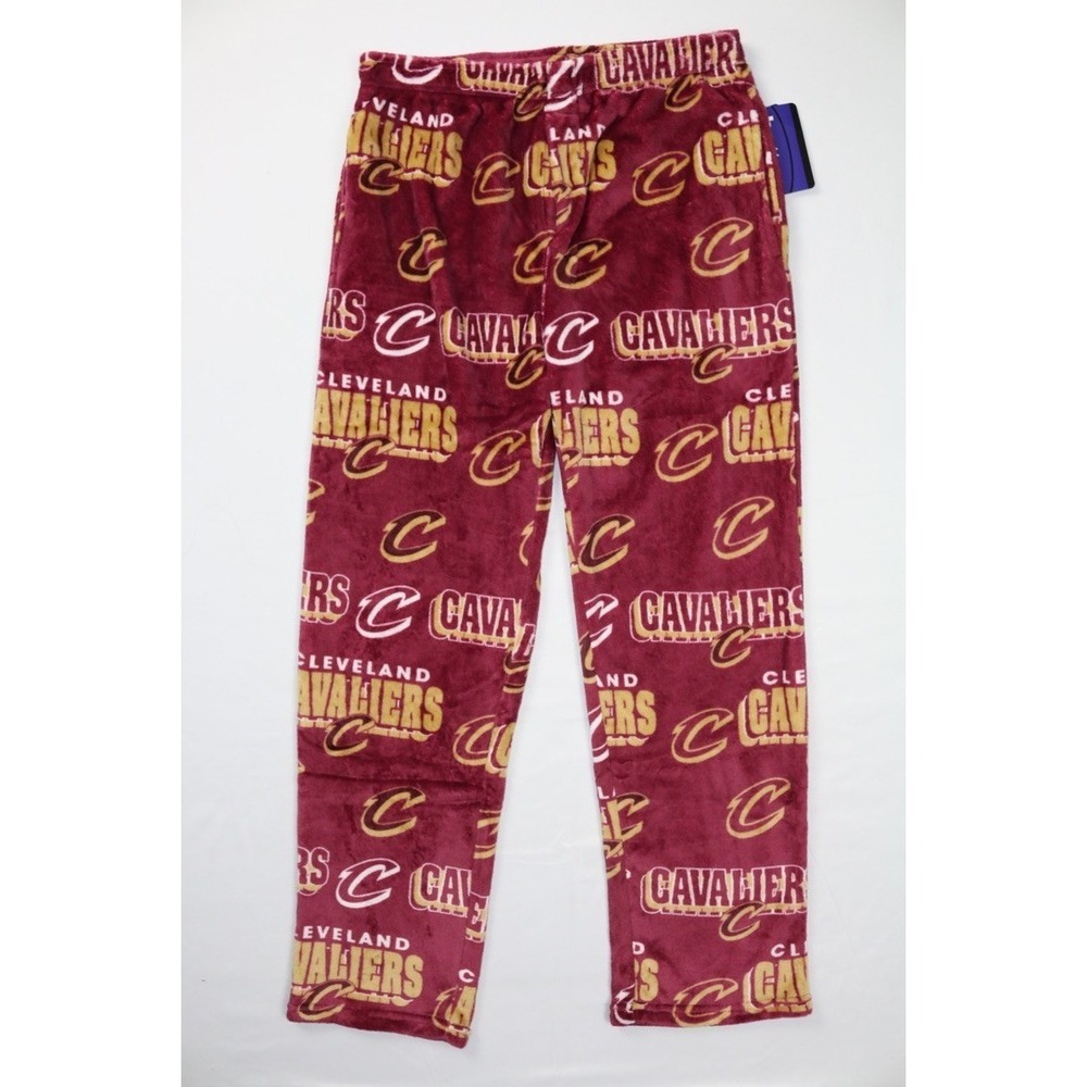 NBA Mens Cleveland Cavaliers Super Soft Fleece Pajama Pants 2XL All Over Print